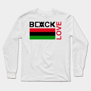 ALKEBULAN - BLACK on BLACK LOVE v2 Long Sleeve T-Shirt